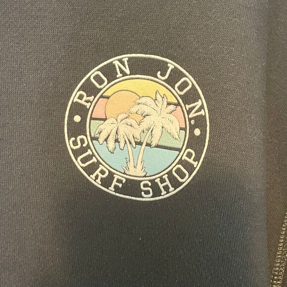 Ron Jon Surf Shop Relaxed Graphic Print Sweatshirt Boat Neck M - Picture 3 of 6